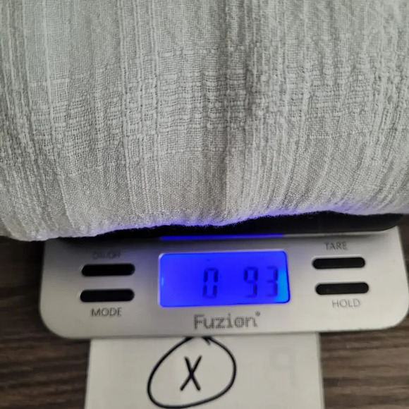 Wrap London Women's Button-Up Tunic Top Size 2 Blue Linen Long Sleeves V-Neck - Picture 9 of 10